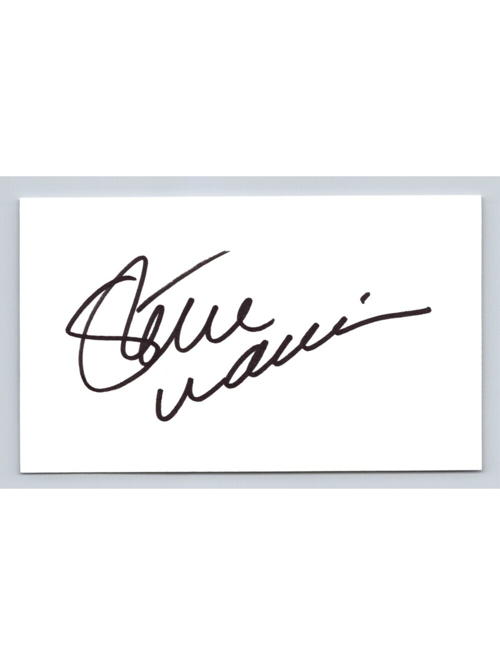 Steve Wariner Autographed Signed Index Card Paper Musician Country Singer